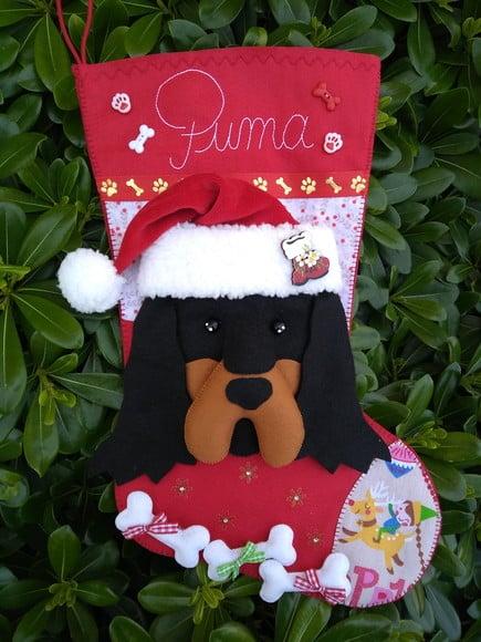 Bota Natal Bichinho de Estimação