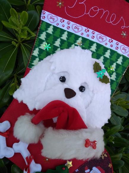 Bota Natal Bichinho de Estimação