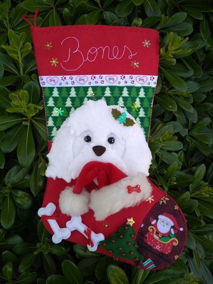 Bota Natal Bichinho de Estimação