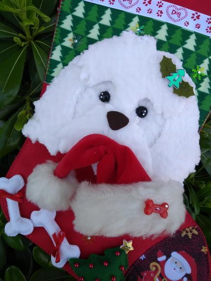 Bota Natal Bichinho de Estimação