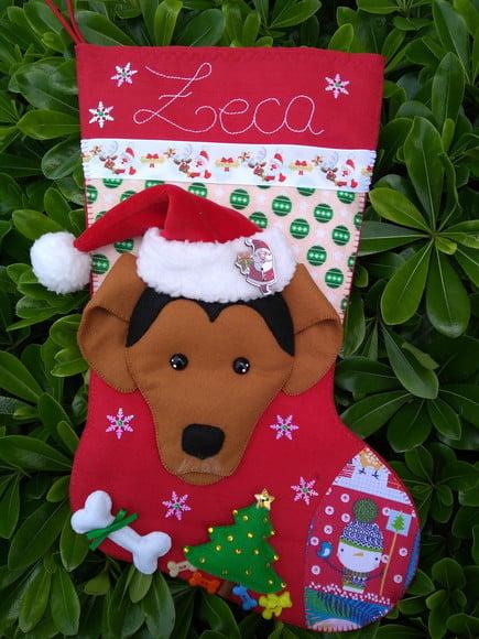 Bota Natal Bichinho de Estimação