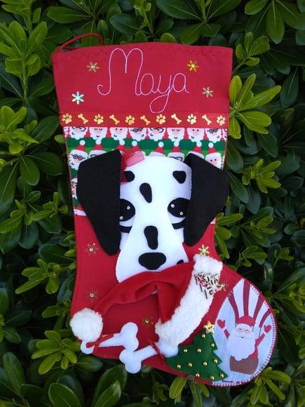 Bota Natal Bichinho de Estimação