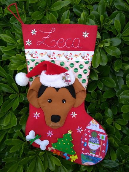 Bota Natal Bichinho de Estimação