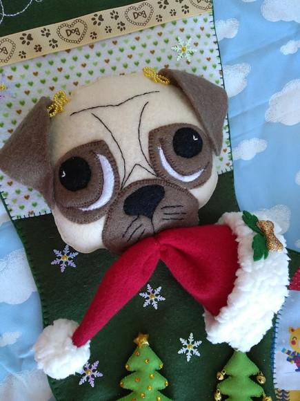 Bota Natal Bichinho de Estimação