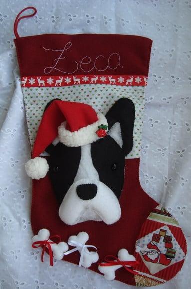 Bota Natal Bichinho de Estimação