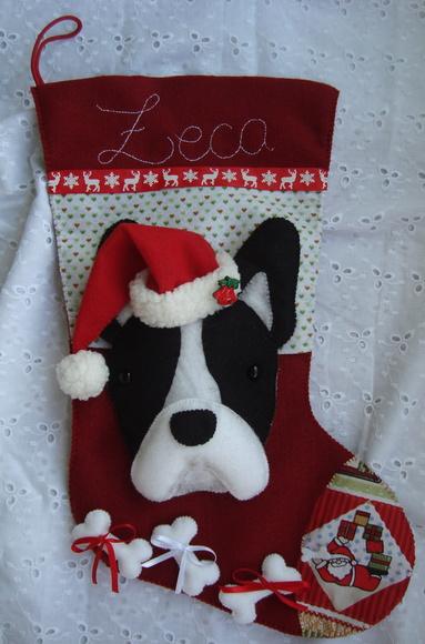 Bota Natal Bichinho de Estimação