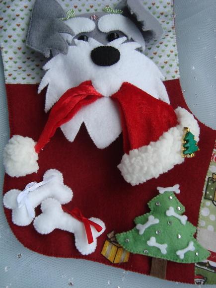 Bota Natal Bichinho de Estimação