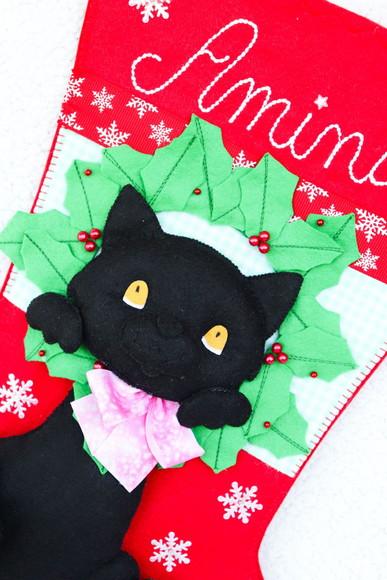 Bota Natal Gato de Estimação