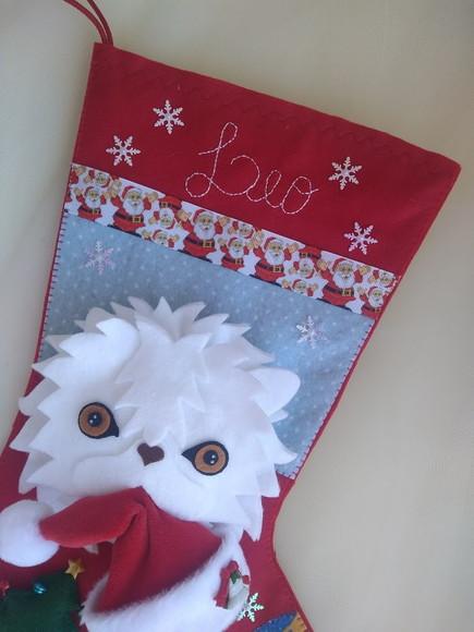 Bota Natal Gato de Estimação