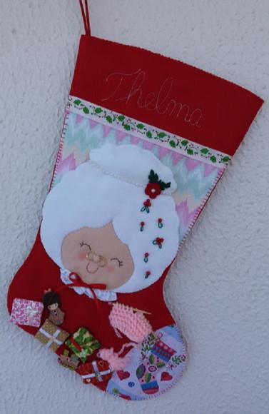 Bota Natal Mamãe Noel