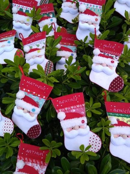 Botas de Natal Personalizadas Pequenas