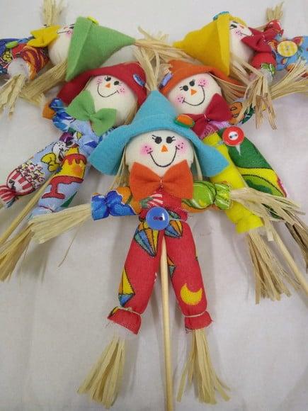 Espantalho (kit com 3 Unidades) Decoração de Festa