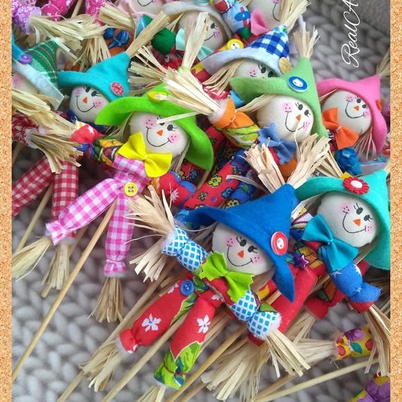 Espantalho (kit com 3 Unidades) Decoração de Festa
