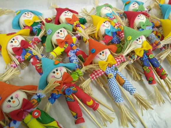 Espantalho (kit com 3 Unidades) Decoração de Festa