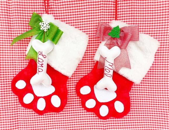 Meia de Natal Pet Personalizada