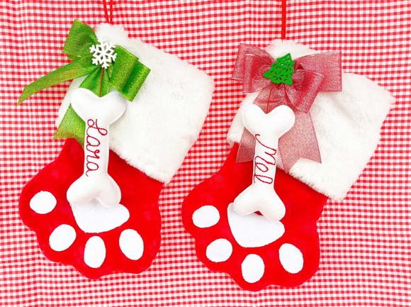 Meia de Natal Pet Personalizada