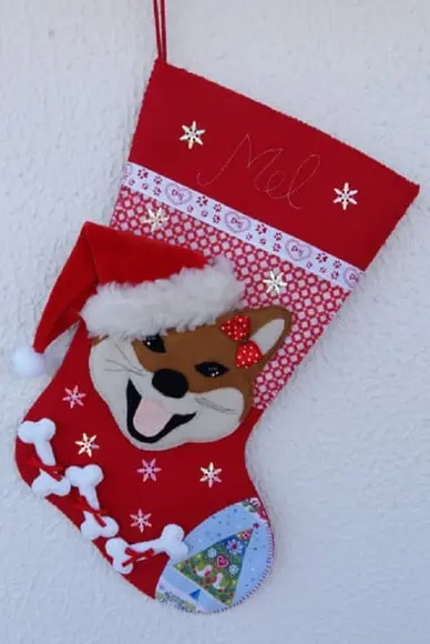 Bota Meia Natal Bichinho de Estimação