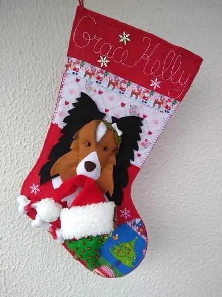 Bota Meia Natal Bichinho de Estimação Pet