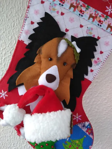 Bota Meia Natal Bichinho de Estimação Pet