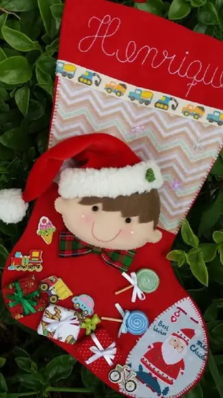 Bota Meia Natal Menino