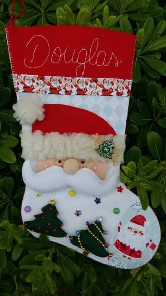 Bota Meia Natal Papai Noel