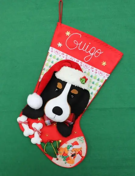 Bota Natal Bichinho de Estimação