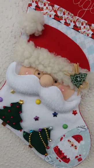 Bota Meia Natal Papai Noel