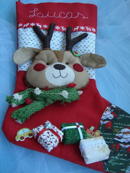 Bota Meia Natal Rena