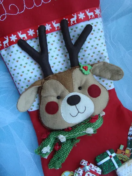 Bota Meia Natal Rena
