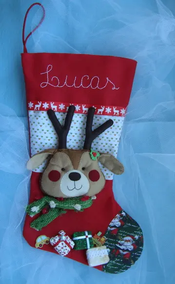 Bota Meia Natal Rena