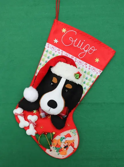 Bota Natal Bichinho de Estimação