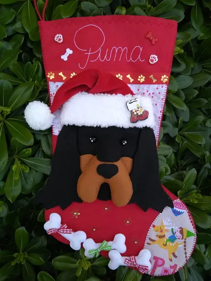 Bota Natal Bichinho de Estimação
