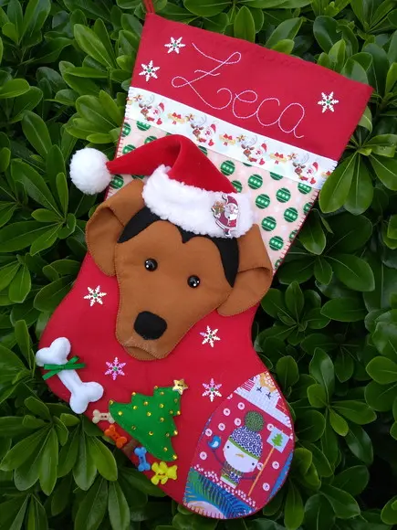 Bota Natal Bichinho de Estimação