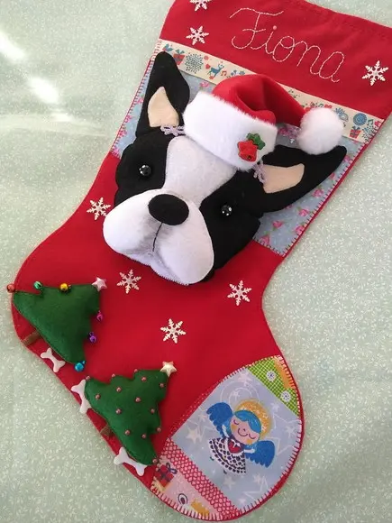 Bota Natal Bichinho de Estimação