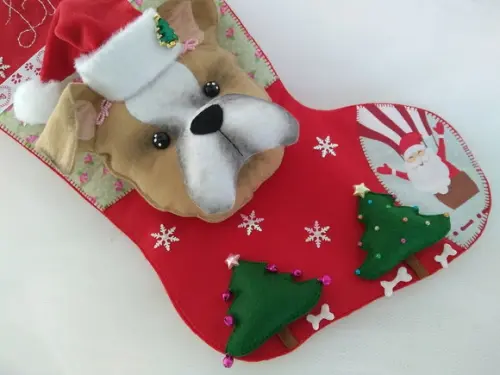 Bota Natal Bichinho de Estimação