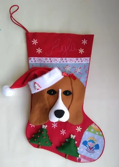 Bota Natal Bichinho de Estimação