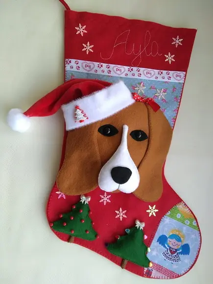 Bota Natal Bichinho de Estimação