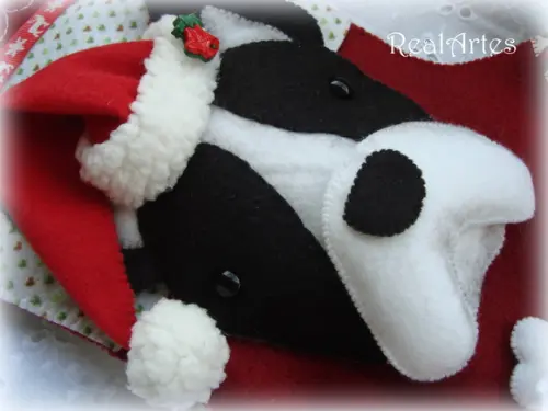 Bota Natal Bichinho de Estimação