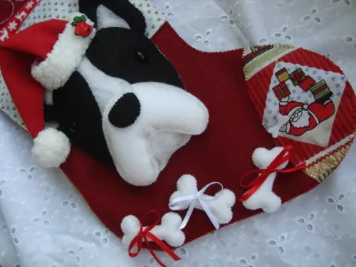 Bota Natal Bichinho de Estimação