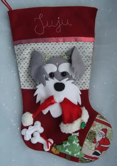 Bota Natal Bichinho de Estimação