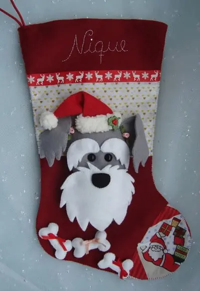 Bota Natal Bichinho de Estimação