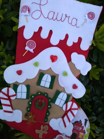 Bota Natal Casinha de Doces