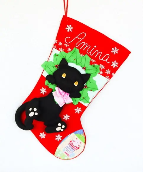Bota Natal Gato de Estimação