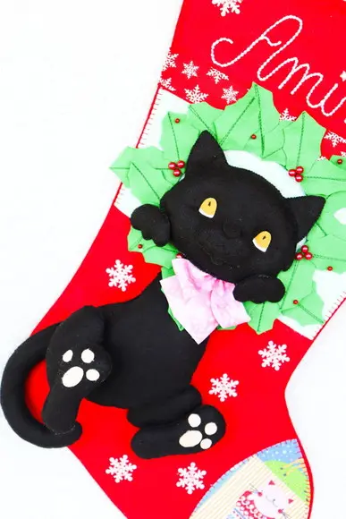 Bota Natal Gato de Estimação