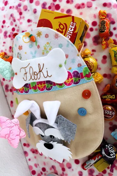 Decoração e Porta Presente Páscoa Bichinho de Estimação