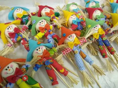 Espantalho (kit com 3 Unidades) Decoração de Festa