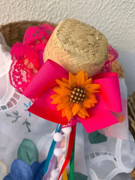 Tiara Chapéu de Palha Festa Junina