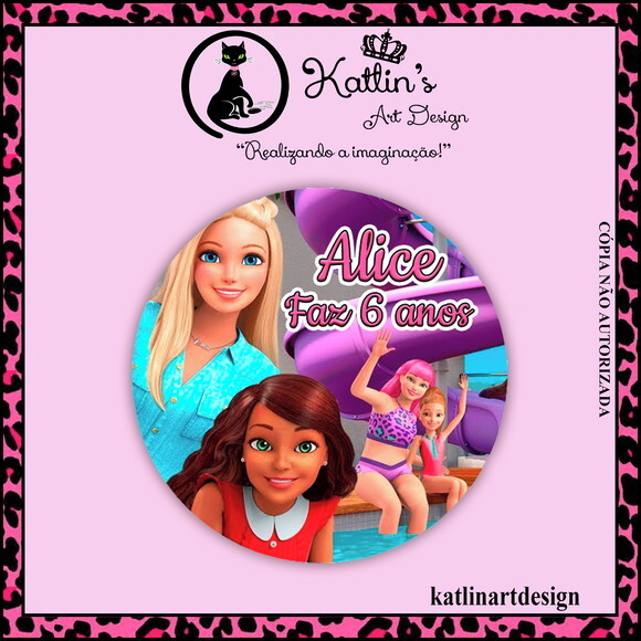 Adesivo - Barbie Dreamhouse Adventures