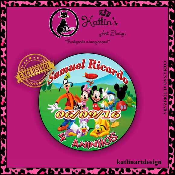 Adesivo - Turma do Mickey