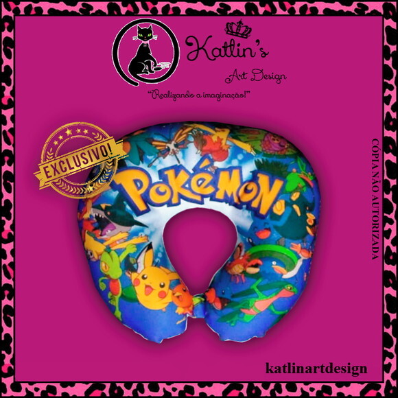 Almofada para Pescoço - Pokémon